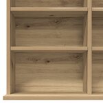 vidaXL meuble CD en chêne artisanal - 101x23x177.5 cm en bois d'ingénierie