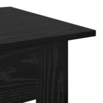 vidaXL Table basse Chêne noir 55 x 55 x 42 cm Bois d'ingénierie