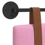 vidaXL Tête de lit suspendue Rose PU antique