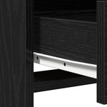 vidaXL Coiffeuse Chêne noir 50 x 41 x 135 cm Bois d'ingénierie