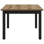 vidaXL Table basse Chêne artisan 70 x 50 x 36 cm Bois d'ingénierie