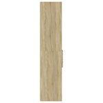 vidaXL Buffet haut chêne sonoma 45x42 5x185 cm bois d'ingénierie