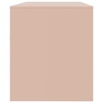 vidaXL Meuble TV rose 99x39x44 cm acier