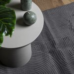 vidaXL Tapis IZA poils courts style scandinave anthracite 80x150 cm
