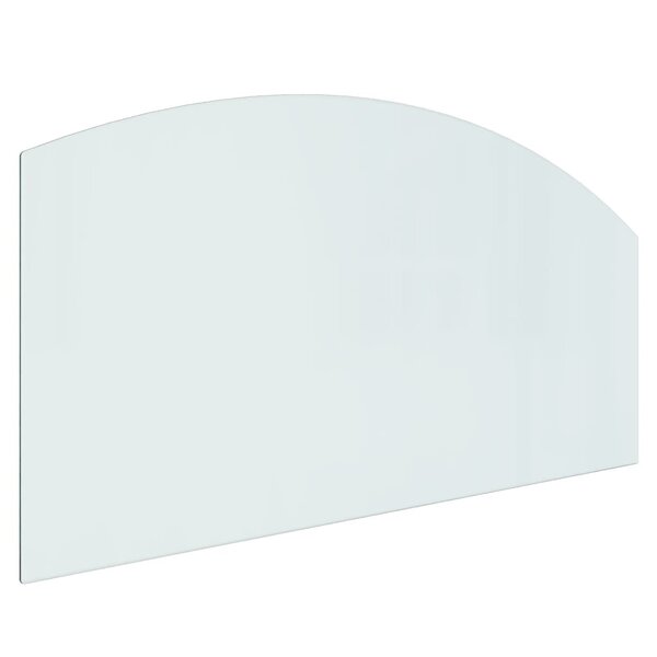 vidaXL Plaque de verre pour cheminée 120x60 cm
