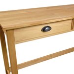 vidaXL Table console Hill Range avec 2 tiroirs 110x45x74 cm Pin solide