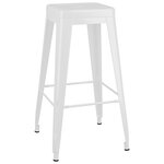 vidaXL Ensemble de bar 7 Pièces Blanc
