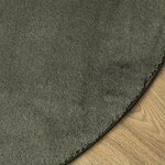 vidaXL Tapis "HUARTE" Vert Forêt 120x170 cm Ovale