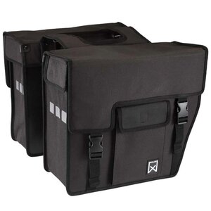 Willex Sac de vélo 2 Pièces Shopper 33 L Noir 10701