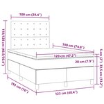 vidaXL Sommier à lattes de lit avec matelas rose 120x190 cm velours