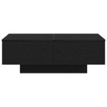 vidaXL Table basse Chêne noir 90 x 60 x 31 cm Bois d'ingénierie