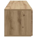 vidaXL Meuble TV mural 98 x 31 x 30 cm Chêne artisanal