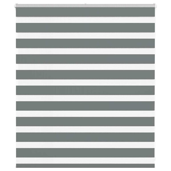 vidaXL Store zèbre gris foncé largeur du tissu 130 9 cm polyester