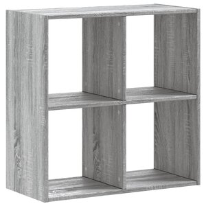 vidaXL Bibliothèque sonoma gris 68 5x32x68 5 cm bois d'ingénierie