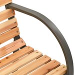 vidaXL Banc double de jardin 225 cm Bois de sapin massif