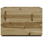 vidaXL Jardinière 70x70x49 5 cm bois de pin imprégné