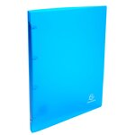 Classeur 4 anneaux dos 2 cm A4 polypropylène translucide EXACOMPTA