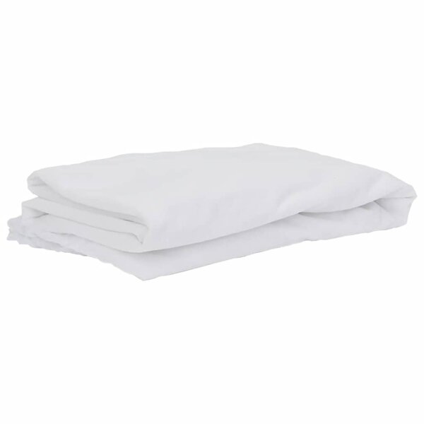 vidaXL Protège-matelas blanc 200x220 cm imperméable