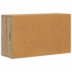 vidaXL Buffet Chêne artisanal 100 x 35 x 59 cm Bois d'ingénierie