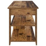vidaXL Support de télévision Bois ancien 100 x 40 x 50 cm