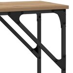 vidaXL Table console chêne artisanal 140 x 29 x 75 cm