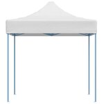 vidaXL Tente de réception pliable professionnelle 280x410x315 cm Acier Blanc