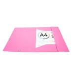 Chemise À Élastique 3 Rabats Polypropylène 4/10e Opaque Eco - A4 - Fuchsia - X 30 - Exacompta