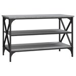 vidaXL Meuble TV Sonoma gris 80x40x50 cm Bois d'ingénierie