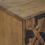 vidaXL Meuble sous Lavabo de Salle de Bain Marron 62 x 33 x 58 cm