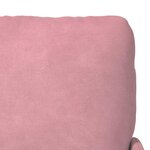 vidaXL Canapés avec coussin 110cm Rose Contreplaqué