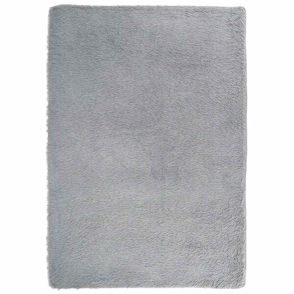 vidaXL Tapis shaggy à poils longs NAVARRA gris clair 240x340 cm