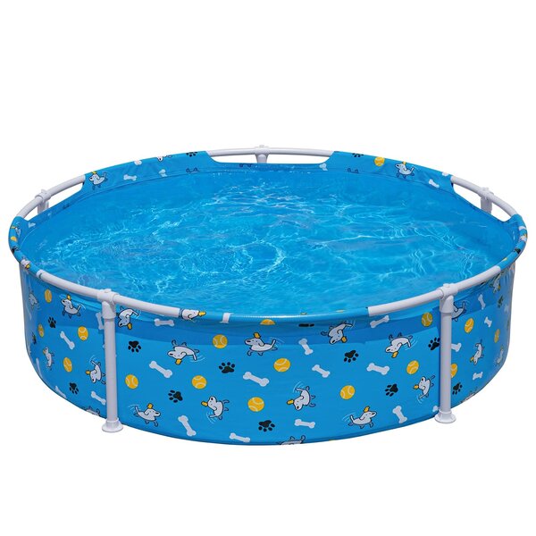 Bestway Piscine de jeu pour animaux de compagnie hors sol Bleu