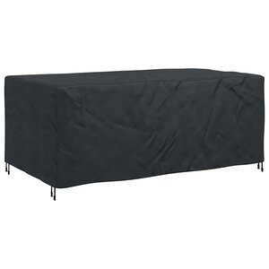vidaXL Housse pour mobilier d'extérieur Noir 240 x 140 x 90 cm 420D