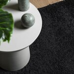 vidaXL Tapis shaggy PAMPLONA poils longs moderne noir 120x170 cm