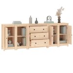 vidaXL Buffet 230x35x80 cm Bois massif de pin