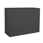 EDA PLASTIQUE Bac a fleurs Muret Loft Graphit - 46 L - 78,5 x 29,5 x 60 cm - Gris anthracite