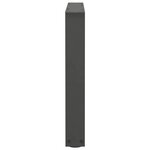 vidaXL Pieds de table basse en forme de V  2 pièces  anthracite  60 x (42-43 3) cm  acier