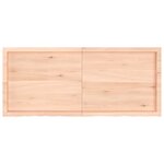 vidaXL Dessus de table 140x60x(2-4) cm bois de chêne massif non traité
