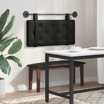 vidaXL Tête de lit suspendue Avec lumière LED Noir Simili cuir