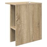 vidaXL Table basse Chêne Sonoma 40 x 30 x 49 cm Bois d'ingénierie