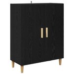 vidaXL Haut Armoire Chêne noir 69 5 x 34 x 180 cm