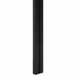 vidaXL Tête de lit 100 cm bois massif d'acacia et fer