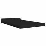 vidaXL Canapé-lit pliable Noir 120 x 60 x 49 cm Tissu