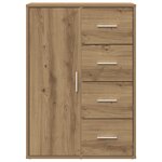 Buffet vidaXL Artisan Chêne 60x31x84 cm en bois d'ingénierie