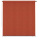 vidaXL Store roulant d'extérieur 220x230 cm Terre cuite PEHD