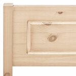 vidaXL Cadre de lit bois de pin massif 140x200 cm
