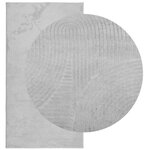 vidaXL Tapis IZA poils courts style scandinave gris 80x150 cm