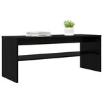 vidaXL Meuble TV Chêne noir 100 x 35 x 40 cm Bois d'ingénierie