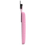 vidaXL Tête de lit suspendue Rose tissu