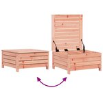 vidaXL Salon de jardin 7 Pièces bois massif sapin de douglas